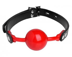 Red ball gag