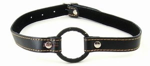 Leather ring gag