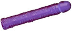 Doc Johnson Crystal Jellies Purple Dong